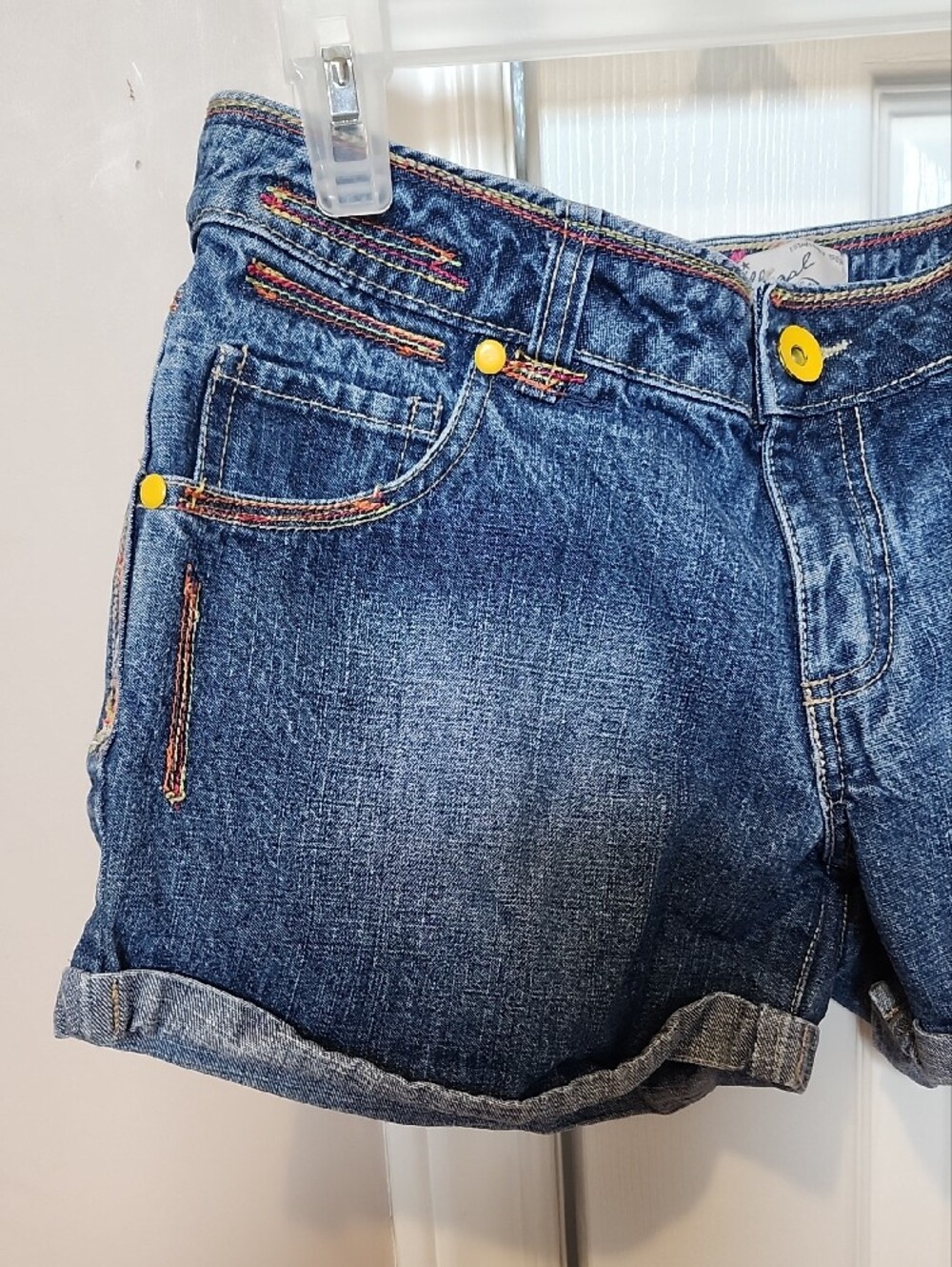 Vintage Y2K Illegal Jeans Girls Blue Denim Shorts-Perfect For Summer! - Picture 7 of 15